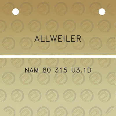 allweiler-nam-80-315-u31d