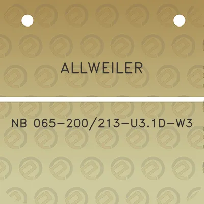 allweiler-nb-065-200213-u31d-w3