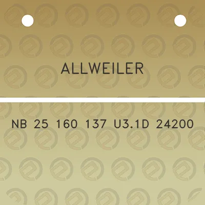 allweiler-nb-25-160-137-u31d-24200