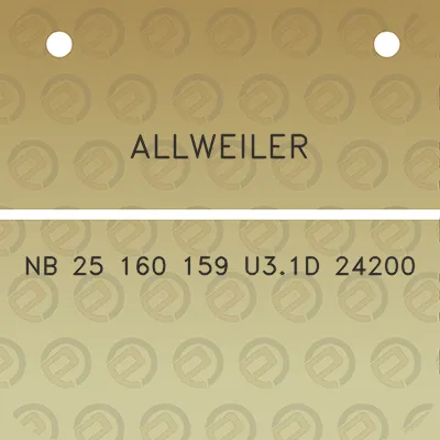 allweiler-nb-25-160-159-u31d-24200