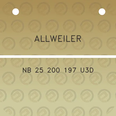 allweiler-nb-25-200-197-u3d