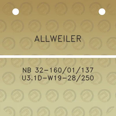 allweiler-nb-32-16001137-u31d-w19-28250