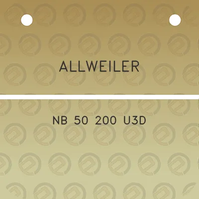 allweiler-nb-50-200-u3d