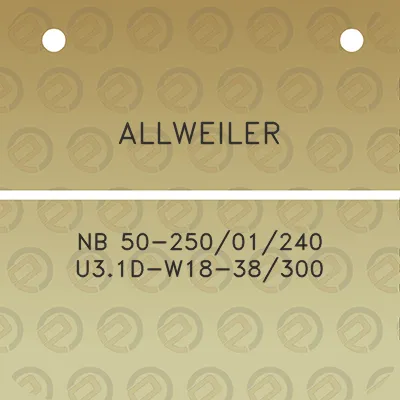 allweiler-nb-50-25001240-u31d-w18-38300