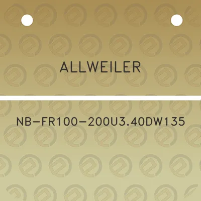 allweiler-nb-fr100-200u340dw135