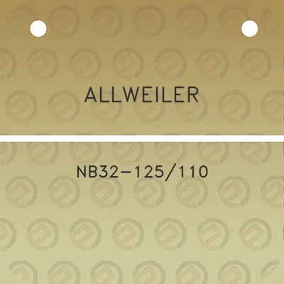 allweiler-nb32-125110