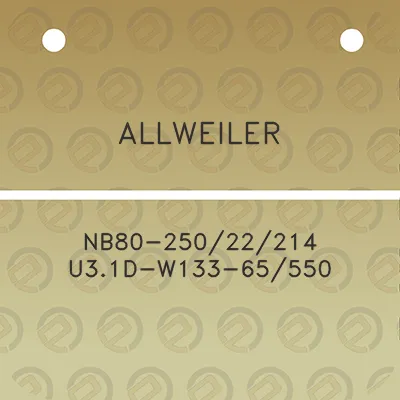 allweiler-nb80-25022214-u31d-w133-65550