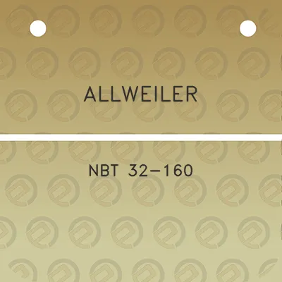 allweiler-nbt-32-160