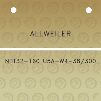 allweiler-nbt32-160-u5a-w4-38300