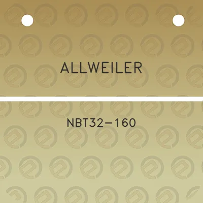 allweiler-nbt32-160