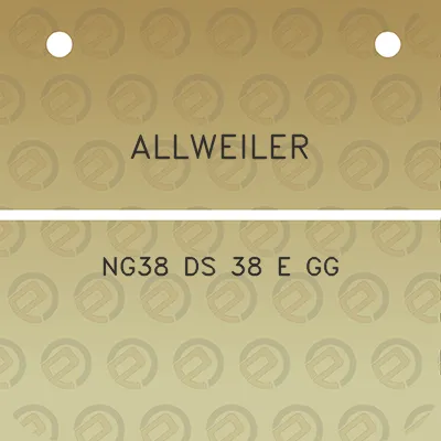 allweiler-ng38-ds-38-e-gg