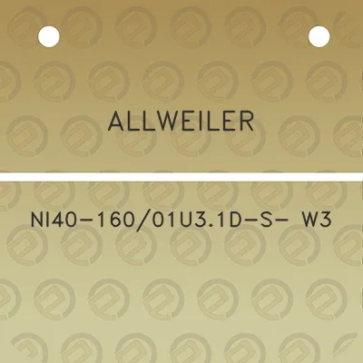 allweiler-ni40-16001u31d-s-w3