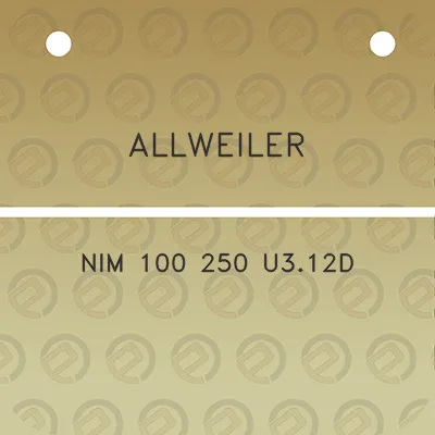 allweiler-nim-100-250-u312d