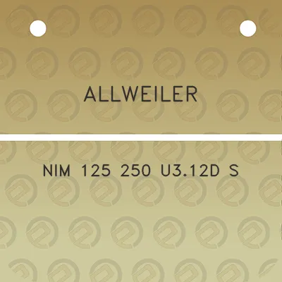 allweiler-nim-125-250-u312d-s