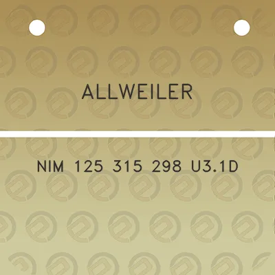 allweiler-nim-125-315-298-u31d