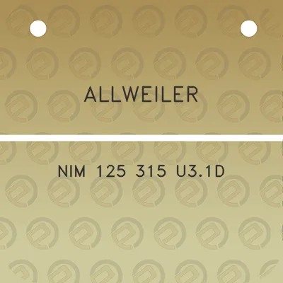 allweiler-nim-125-315-u31d