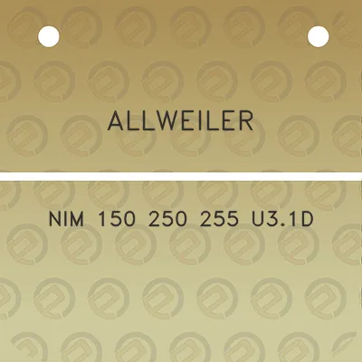 allweiler-nim-150-250-255-u31d