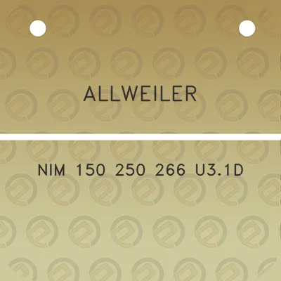 allweiler-nim-150-250-266-u31d