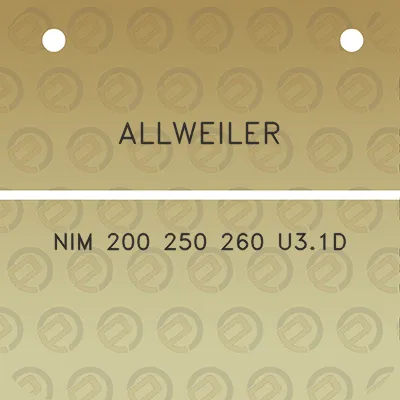 allweiler-nim-200-250-260-u31d