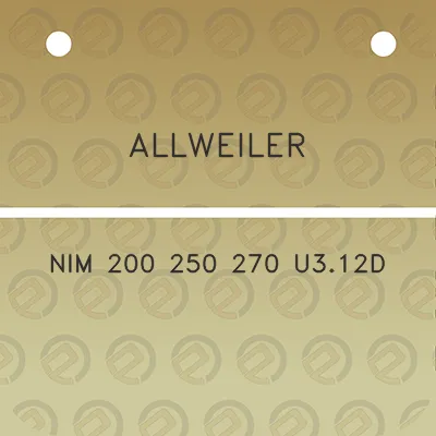 allweiler-nim-200-250-270-u312d