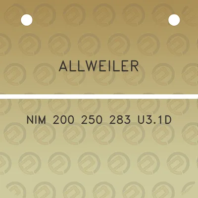 allweiler-nim-200-250-283-u31d