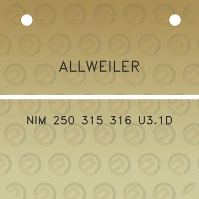 allweiler-nim-250-315-316-u31d