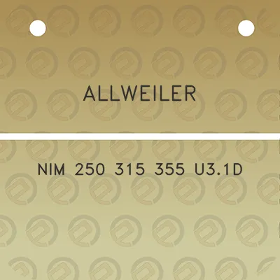 allweiler-nim-250-315-355-u31d