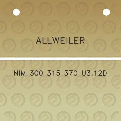 allweiler-nim-300-315-370-u312d