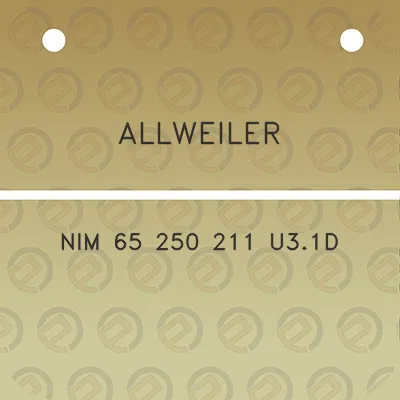 allweiler-nim-65-250-211-u31d