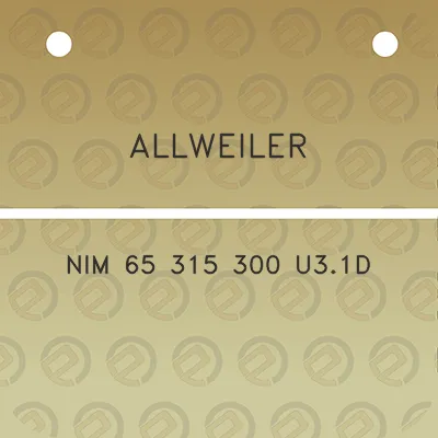 allweiler-nim-65-315-300-u31d