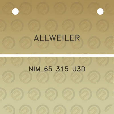 allweiler-nim-65-315-u3d