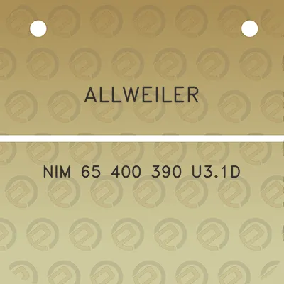 allweiler-nim-65-400-390-u31d