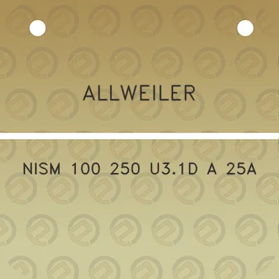 allweiler-nism-100-250-u31d-a-25a