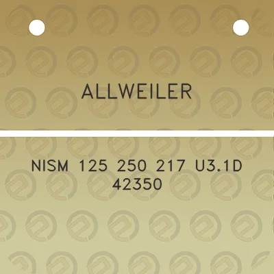 allweiler-nism-125-250-217-u31d-42350