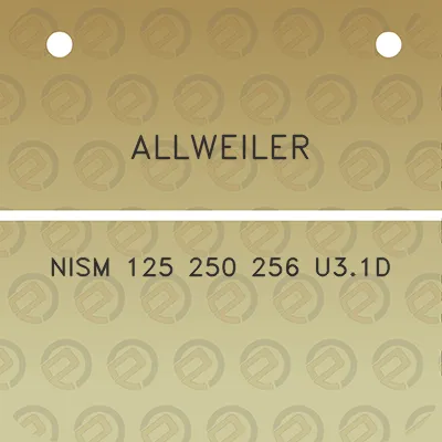 allweiler-nism-125-250-256-u31d