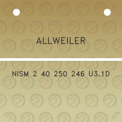 allweiler-nism-2-40-250-246-u31d