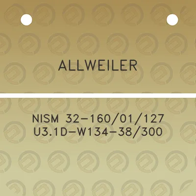 allweiler-nism-32-16001127-u31d-w134-38300