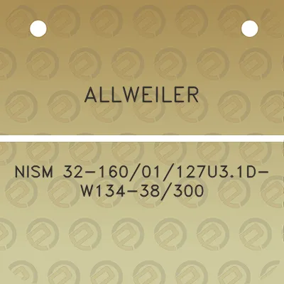 allweiler-nism-32-16001127u31d-w134-38300