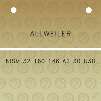 allweiler-nism-32-160-146-a2-30-u3d