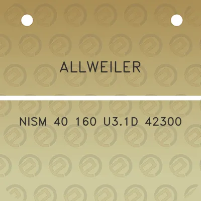 allweiler-nism-40-160-u31d-42300