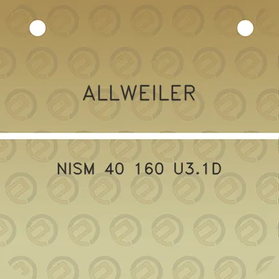 allweiler-nism-40-160-u31d