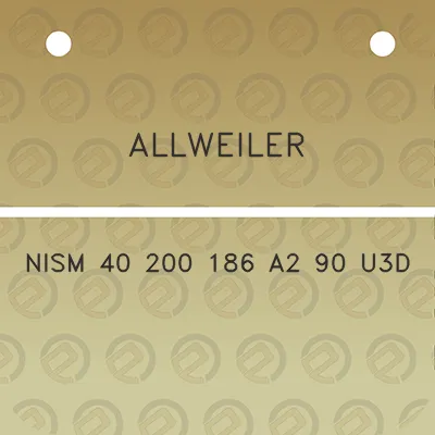 allweiler-nism-40-200-186-a2-90-u3d