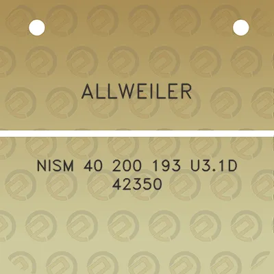 allweiler-nism-40-200-193-u31d-42350