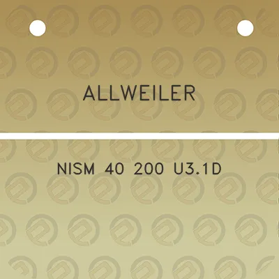 allweiler-nism-40-200-u31d