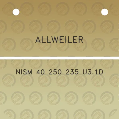 allweiler-nism-40-250-235-u31d