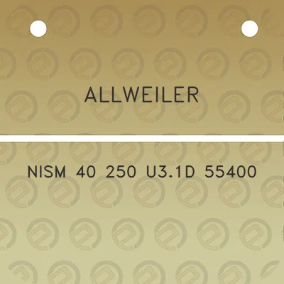 allweiler-nism-40-250-u31d-55400