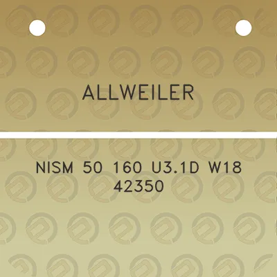 allweiler-nism-50-160-u31d-w18-42350