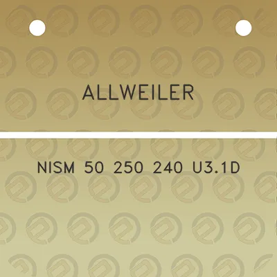 allweiler-nism-50-250-240-u31d