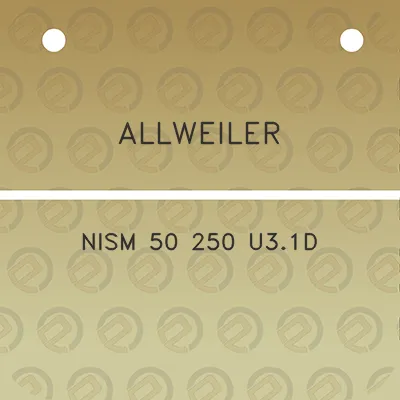 allweiler-nism-50-250-u31d