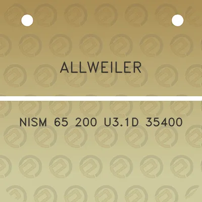 allweiler-nism-65-200-u31d-35400